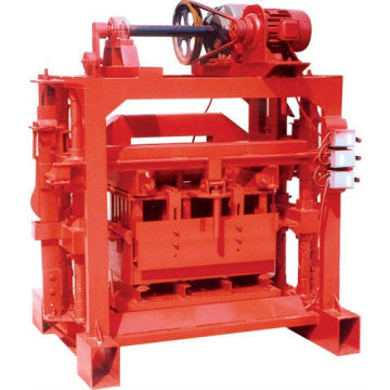 QTJ4-40 Small concrete hollow block making machine interlocking brick machine